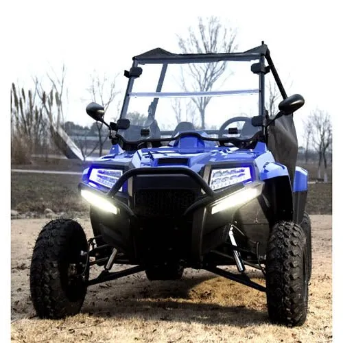 Highlander-200CC_d_c6b93e65-a282-4f0f-8727-eec637b0a881.webp 200cc Highlander UTV Fuel Injected Utility Vehicle Gas Golf Cart Alternate Fully Loaded – YK200U – BLUE - Image 1