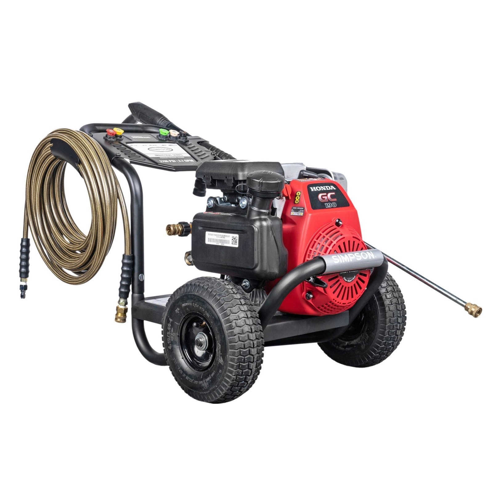 IS61023_45R-2048x2048-1.jpg Simpson Industrial IS61023 2700-PSI Gas Pressure Washer with Honda GC190 Engine - Image 1