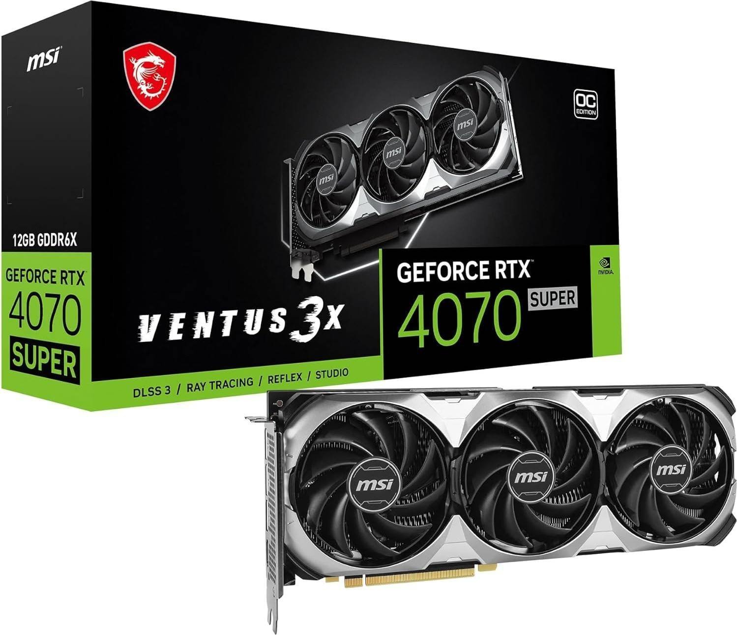 MSI-GeForce-RTX-4070-Super-Ventus-3X-OC-HDMI-3xDP-12GB.jpg MSI GeForce RTX 4070 Super Ventus 3X OC HDMI 3xDP 12GB - Image 1