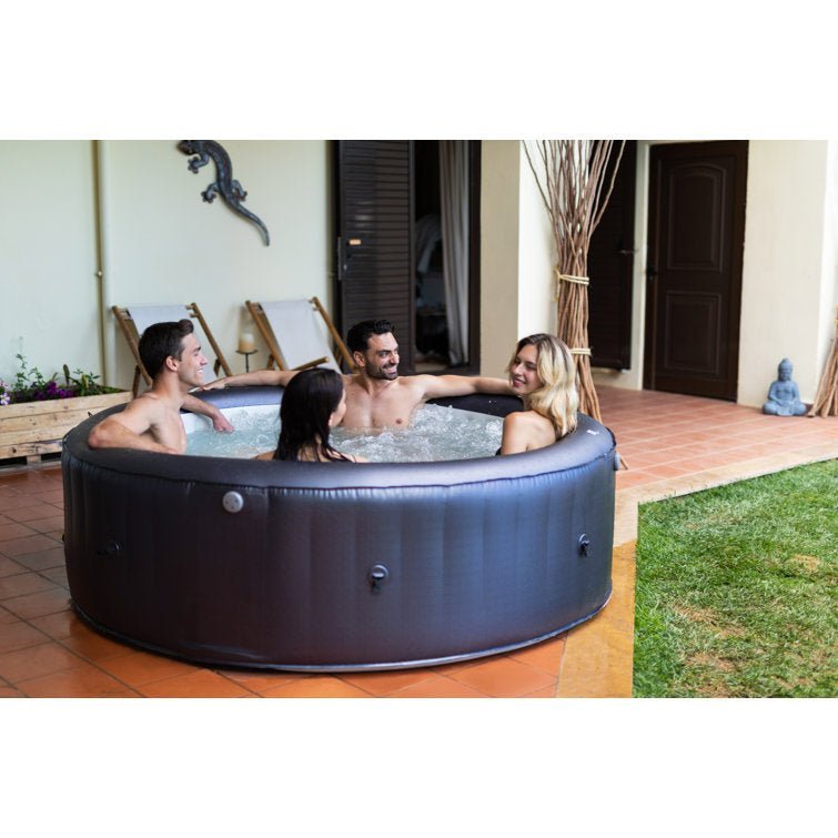 Mspa, Carlton, Muse Series, Self-Inflatable Hot Tub & Spa, Hydromessage Jets & Air Bubble System, Round – 4 Persons - Image 18