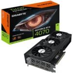 NVIDIA GIGABYTE GeForce RTX 4070 WINDFORCE OC 12G Graphics Card GV-N4070WF3OC-12GD