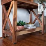 Potting Table/Bench/Serving Bar – Acacia Wood - Image 13