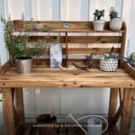 Potting Table/Bench/Serving Bar – Acacia Wood - Image 6