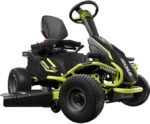 RYOBI 38 in. 100Ah Battery Rear Engine Electric Riding Lawn Mower and Bagging Kit - Image 5
