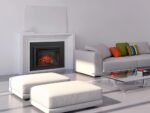SimpliFire 30-In Electric Fireplace Insert with LED Flame and Multi-Color Ember Bed