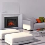 SimpliFire 30-In Electric Fireplace Insert with LED Flame and Multi-Color Ember Bed