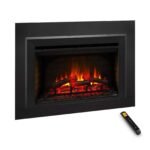 SimpliFire 30-In Electric Fireplace Insert with LED Flame and Multi-Color Ember Bed - Image 8