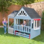 Timber Trail Wooden Outdoor Playhouse - Image 4