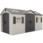 Lifetime 60079 Outdoor Storage Dual Entry Shed, 15 x 8 ft, Desert Sand (B00CTVQ6UG) - Image 12