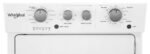 Whirlpool 3.5 Cu. Ft. Stacked Electric Laundry Center with 9 Wash Cycles and AutoDry System, White - Image 4