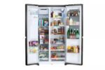 LG LRSOS2706D 27 Cu. Ft. Black Stainless Steel Side-by-Side Smart Refrigerator - Image 4