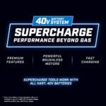 HART 40-Volt 21-inch Supercharge 3-in-1 Self-Propelled Mower Kit, (2) 6.0Ah Lithium-Ion Batteries - Image 17