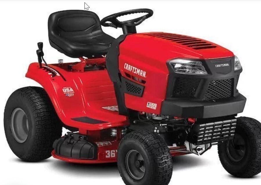 craftsman-3.jpg CRAFTSMAN T100 36″ 11.5-HP Riding Lawn Mower - Image 1