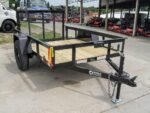 5x8 Powder Coated Dovetail Utility Trailer Single 3,500lb Axle - Image 5