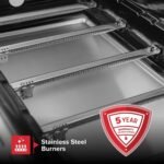 Nexgrill Deluxe 6-Burner Propane Gas Grill with Ceramic Searing Side Burner, Rotisserie Kit, 60,000 BTUs Output, and Stainless Steel Control Panel, BBQ Grill Perfect for Outdoor Gatherings 720-0896B - Image 9