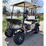 Brand New 48v Electric Golf Cart Lifted & Loaded eMACHINE – TREE CAMO