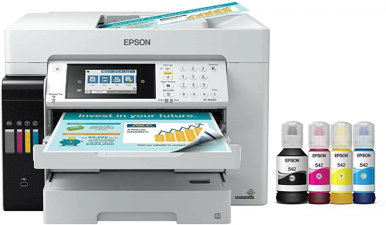 epson-ecotank-pro-et-16650-wireless-all-in-one-inkjet-printer-1.jpg Epson EcoTank Pro ET-16650 Wireless All-In-One Inkjet Printer - Image 1