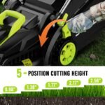 Steelite 13" 21V Cordless Brushless Lawn Mower with 4.0Ah Battery & Charger - Image 5
