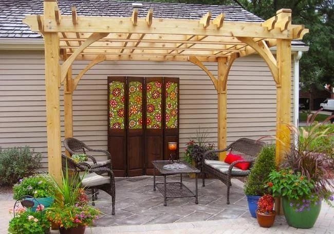 img-1009.jpg Breeze 10′ x 10′ Cedar Wood Pergola – Outdoor Living Today - Image 1