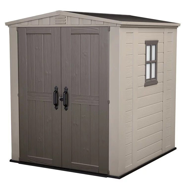 img-1470.jpg Factor 6 x 6 FT Strong Storage Shed Made Of Extremely Durable Resin And Reinforced with Steel - Image 1