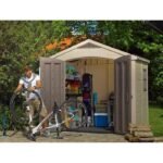 Factor 8 ft. W x 6 ft. D Plastic Storage Shed - Image 2