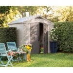 Factor 8 ft. W x 6 ft. D Plastic Storage Shed - Image 12