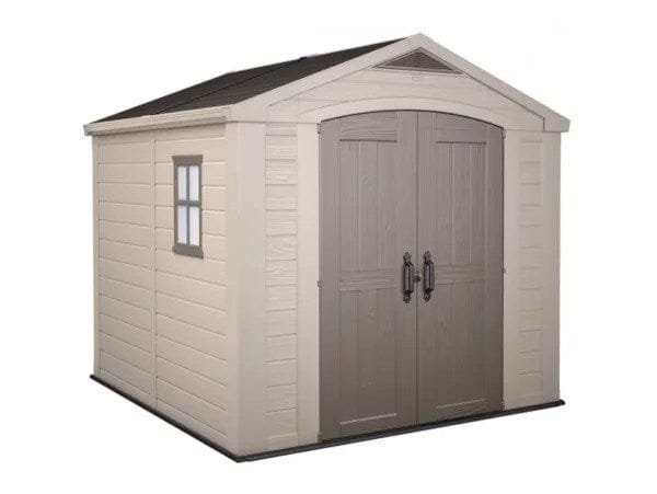 img-1845.jpg Keter Factor 8×8 Foot Large Resin Outdoor Shed - Image 1