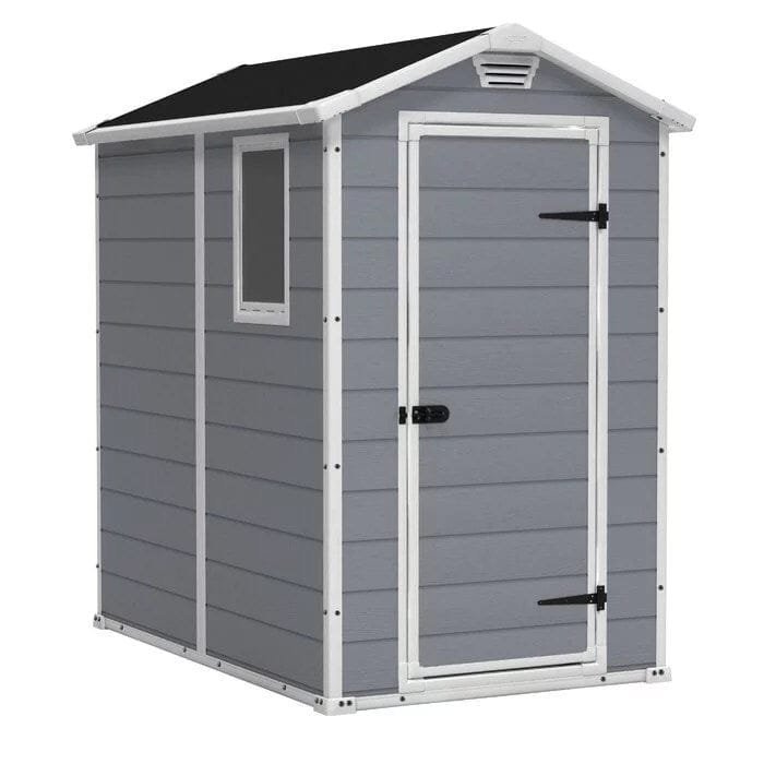 img-1852.jpg Keter Manor 4 ft. W x 6 ft. D Vertical Resin Outdoor Storage Shed Ideal For Patio Installation Included - Image 1