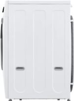 LG – 5.0 Cu. Ft. High-Efficiency Stackable Smart Front Load Washer with Steam and Built-In Intelligence – White - Image 12