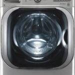 LG – 5.2 Cu. Ft. High Efficiency Front-Load Washer with Steam and TurboWash Technology – Graphite steel