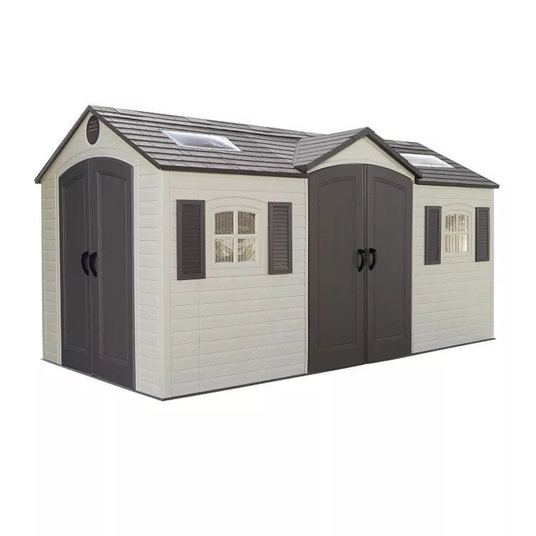 img-2179-1.jpg Lifetime 15′ x 8′ Dual-Entry Outdoor Storage Shed - Image 1