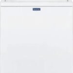 Maytag – 3.8 Cu. Ft. High Efficiency Top Load Washer with PowerWash Agitator – White