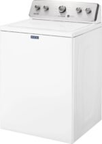 Maytag – 3.8 Cu. Ft. High Efficiency Top Load Washer with PowerWash Agitator – White - Image 2