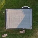 16×12 trenton modern steel pergola with sail shade soft canopy - Image 12