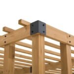 SummerCove 10.5 ft. x 10 ft. Cedar Wood Pergola with Adjustable Hanging Planters - Image 7