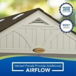 Suncast BMS8100 8′ x 10′ Tremont Storage Shed - Image 5