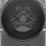 Whirlpool – 4.5 Cu. Ft. High Efficiency Stackable Front Load Washer with Steam and Load & Go XL Dispenser – Chrome shadow