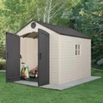 8 Ft. W x 10 Ft. D Plastic Traditional Storage Shed - Image 4