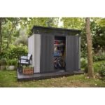 Artisan 9 ft. W x 7.5 ft. D Plastic Storage Shed - Image 3