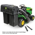 John Deere 42-inch Twin Bagger for 100 Series Tractors - Fast, Easy Attachment