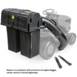 John Deere 42-inch Twin Bagger for 100 Series Tractors - Fast, Easy Attachment - Image 2
