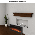 The Sideline 50 Inch Recessed Smart Electric Fireplace 80004 - Image 8