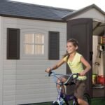 Lifetime 15 ft. x 8 ft. Outdoor Garden Storage Shed with Double Doors & Skylights - Image 6