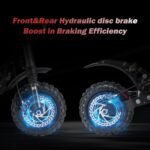 M YUME SCOOTER Y11+ Dual Motors 6000W 50 Miles Long Range and 50 mph Fastest Electric Scooter for Adults - Image 10