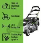 EGO POWER+ LM2114 21″ Brushless Push Lawn Mower Kit - Image 2