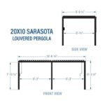 Backyard Discovery Sarasota Louvered Pergola - Image 5