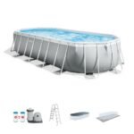 Prism Frame™ 20′ x 10′ x 48″ Oval Above Ground Pool Set