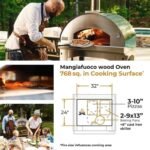 Fontana Forni Mangiafuoco Wood-Fired Pizza Oven – Stainless – FTMF-S - Image 9
