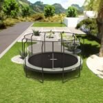 Acon Air 15ft Round Trampoline with Premium Net and Ladder - Image 3