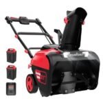 PowerSmart 80V 21″ Cordless Snow Blower with 2 Batteries and Charger